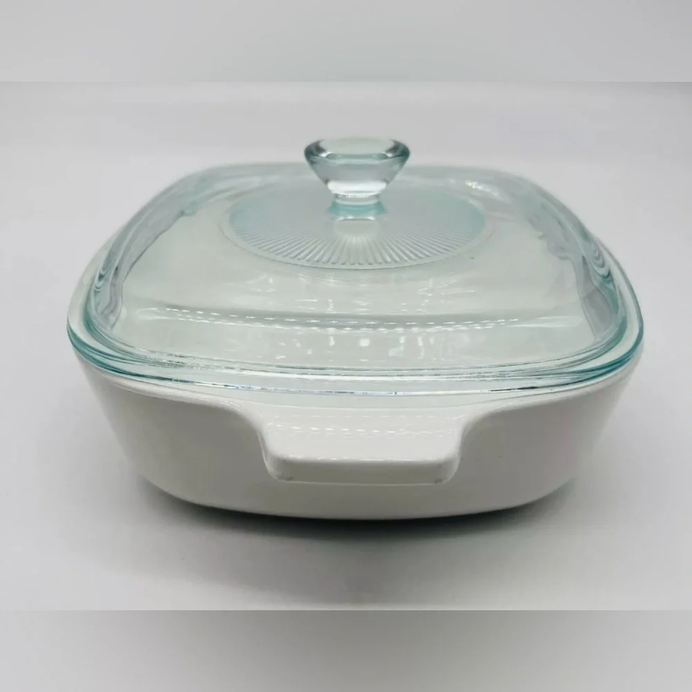 RARE 1 Quart Corning Ware P-1-B - Ribbed 37 Pyrex A 7C A Lid EXCELLENT CONDITION
